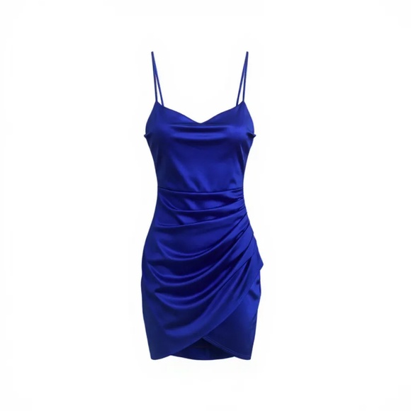 Windsor Dresses & Skirts - Windsor Royal Blue Asymmetrical Dress